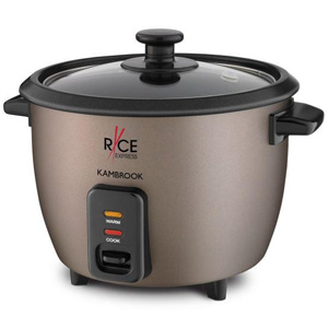 Kambrook Electric 8 Cups Non Stick Rice Cooker w/ Steamer Basket Kambrook Electric 8 Cups Non Stick Rice Cooker w/ Steamer Basket