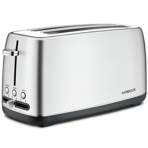 Kambrook 4 Slice Stainless Steel Long Slot Toaster KTA470BSS Kambrook 4 Slice Stainless Steel Long Slot Toaster KTA470BSS