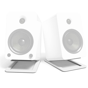 Kanto S6 Angled Desktop Speaker Stands - Pair, White
