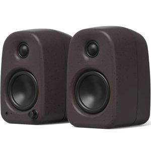 Kanto UKI 100W Desktop Speakers with Bluetooth, Pumice (Speckled Brown