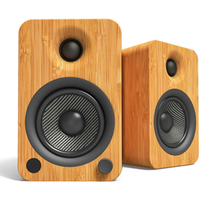Kanto YU4 140W Powered Speakers w/ Bluetooth & Phono Preamp - Bamboo