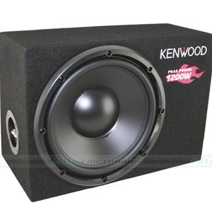 Kenwood KSC-W1200B 12" Sealed Loaded Subwoofer Enclosure
