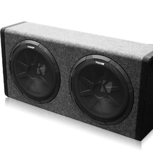Kicker 11PHD12 Powered Dual 12\" Shallow Enclosure