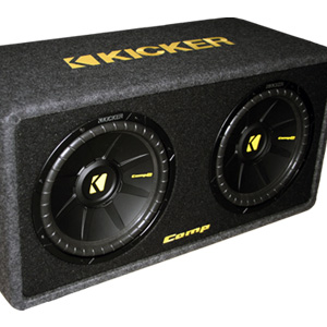 Kicker 40DCWS122 Dual 12" Loaded Enclosure Kicker 40DCWS122 Dual 12" Loaded Enclosure
