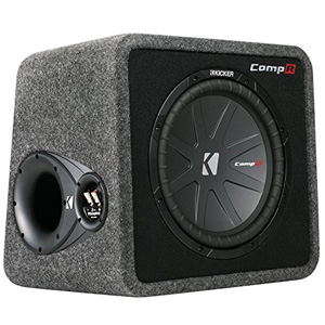 Kicker 40VCWR122 12" CompR Loaded Subwoofer Enclosure Kicker 40VCWR122 12" CompR Loaded Subwoofer Enclosure