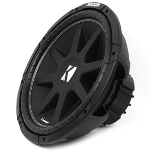 Kicker 43C154 15" CompC Series 4-ohm SVC 300W RMS Car Subwoofer Kicker 43C154 15" CompC Series 4-ohm SVC 300W RMS Car Subwoofer