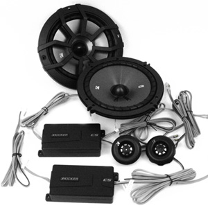 Kicker 43CSS654 CS Series 100W RMS 6.5" 2-Way Component Speakers