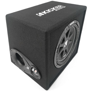 Kicker 43VC124 300 Watt 12" Loaded Comp Vented Subwoofer Enclosure Box