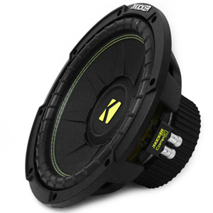Kicker 44CWCD104 10" CompC Series 250W RMS 4-ohm DVC Subwoofer Kicker 44CWCD104 10" CompC Series 250W RMS 4-ohm DVC Subwoofer