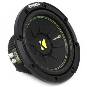 Kicker 44CWCD84 8" CompC Series 200W RMS 4-Ohm DVC Subwoofer Kicker 44CWCD84 8" CompC Series 200W RMS 4-Ohm DVC Subwoofer