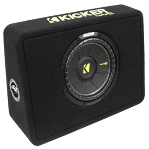 Kicker 44TCWC104 10" CompC Truck Ute 600W Subwoofer Enclosure Kicker 44TCWC104 10" CompC Truck Ute 600W Subwoofer Enclosure