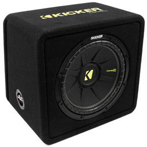 Kicker 44VCWC122 CompC Single 12" Vented Subwoofer Enclosure Kicker 44VCWC122 CompC Single 12" Vented Subwoofer Enclosure