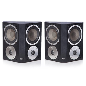 KLH Beacon Surround Speakers Pair - Black Oak