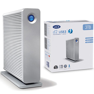 LaCie 3TB d2 USB 3.0 Thunderbolt External Hard Drive LaCie 3TB d2 USB 3.0 Thunderbolt External Hard Drive