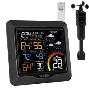 La Crosse Professional Colour Wind Speed Weather Station 327-1417V2