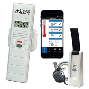 La Crosse WIFI Temperature and Humidity Monitor Alert System