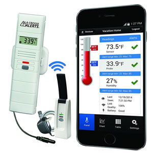 La Crosse WIFI Temp Humidity Alert System with Dry Temp Probe