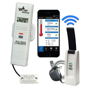 La Crosse WIFI Temp Humidity Alert System Remote Water Leak Detector