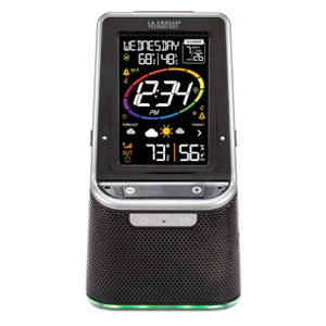 La Crosse Wireless Colour Weather Station with Bluetooth Speaker