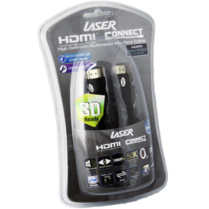 Laser CB-HDMI2-V1.4 Gold 1080p HDMI v1.4 2m Cable Laser CB-HDMI2-V1.4 Gold 1080p HDMI v1.4 2m Cable