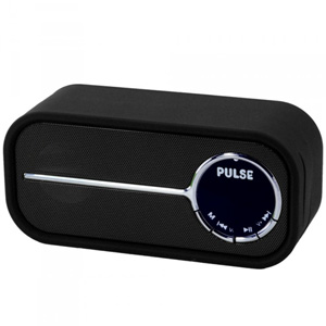 Laser SPK-BT15-BLK Pulse Bluetooth Wireless Speakers w/ FM Radio