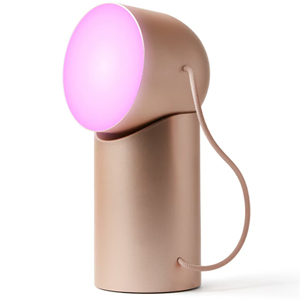 Lexon Orbe Portable Led Lamp With Moving Head - Gold