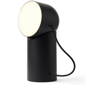Lexon Orbe Portable Led Lamp With Moving Head - Black