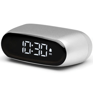 Lexon Minut Mini Alarm Clock - Alu Polish