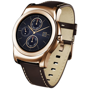 LG Urbane W150 Smart Watch Pink Gold w/ Leather Strap