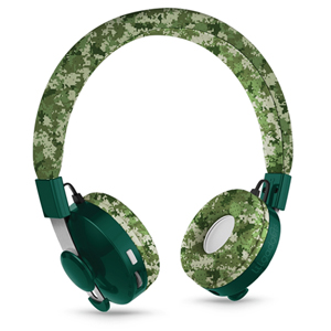 LilGadgets Untangled Pro Wireless Bluetooth Headphones Digital Camo