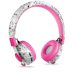 LilGadgets Untangled Pro Wireless Bluetooth Headphones Far Out Doodles LilGadgets Untangled Pro Wireless Bluetooth Headphones Far Out Doodles