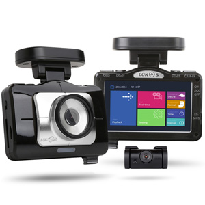 Lukas LK-9370 DUO 32GB Front + 8GB Rear Full HD GPS Dash Cam Lukas LK-9370 DUO 32GB Front + 8GB Rear Full HD GPS Dash Cam