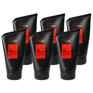 6 x Lynx 125ml Super Hold Cream Gel Adrenaline Extra Strength Look 7