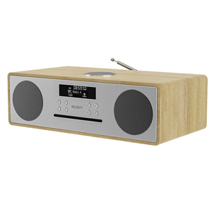 Majority Oakington Bluetooth DAB Radio CD Player Oak
