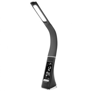 mBeat actiVIVA LED Desk Lamp with LED Clock & Calendar
