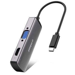 mBeat Elite X2 2-in-1 USB-C to 4K HDMI & VGA Dual Adapter MB-UCD-X2