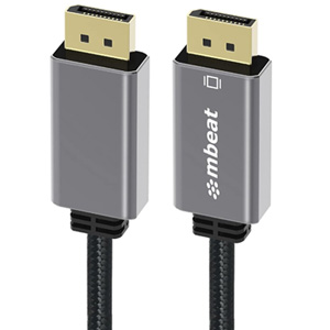 mBeat Tough Link 1.8m Display Port Cable v1.4 - Space Grey