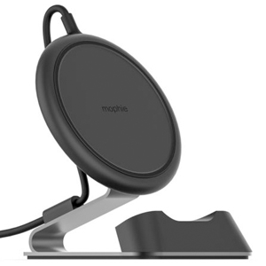 Mophie Charge Stream Desk Stand Mount Wireless Qi 10W Fast Charger Mophie Charge Stream Desk Stand Mount Wireless Qi 10W Fast Charger