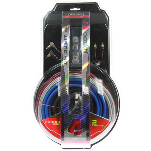 Nakamichi NAK208 2-Channel 8-Gauge Wiring Kit
