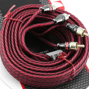 Nakamichi NRCA51 5M 2-Channel RCA Audio Signal Cable