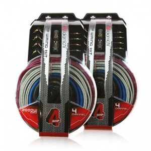 Nakamichi NAK408 4-Channel 8-Gauge Wiring Kit