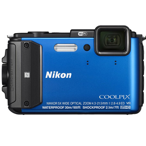 Nikon AW130 COOLPIX Digital Waterproof Camera (Blue) Nikon AW130 COOLPIX Digital Waterproof Camera (Blue)