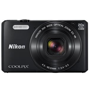 Nikon S7000 COOLPIX Digital Compact Camera (Black)