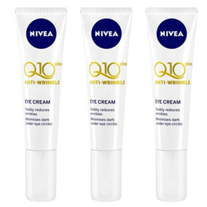 Nivea 15ml Q10 Plus Eye Cream Anti-wrinkle (3 Pack)