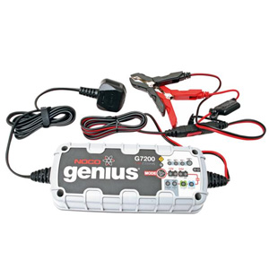 Noco G7200AU Genius 12V 24V 7.2 Amp UltraSafe Battery Charger
