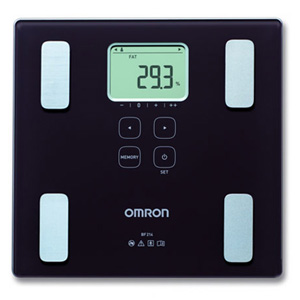 Omron BF214 Body Weight Fat Composition Monitor & Scale