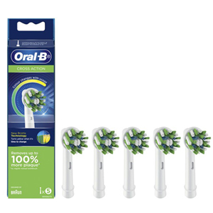 Oral-B Cross Action EB50 5-Pack Replacement Electric Toothbrush Head