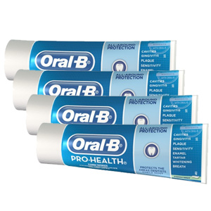 Oral-B Pro Health All Around Fresh Mint Toothpaste 100g x 4 Oral-B Pro Health All Around Fresh Mint Toothpaste 100g x 4