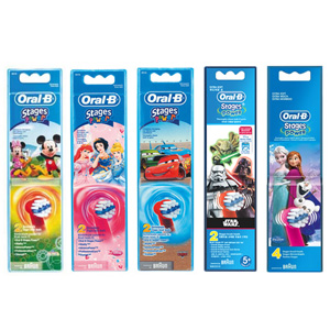 Oral-B Stages Power Replacement Heads 5+ Years (4 Heads)