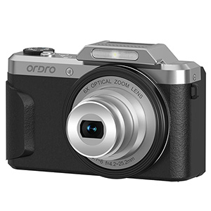 ORDRO D27 4K 6x Optical Zoom Vlog Video Camera